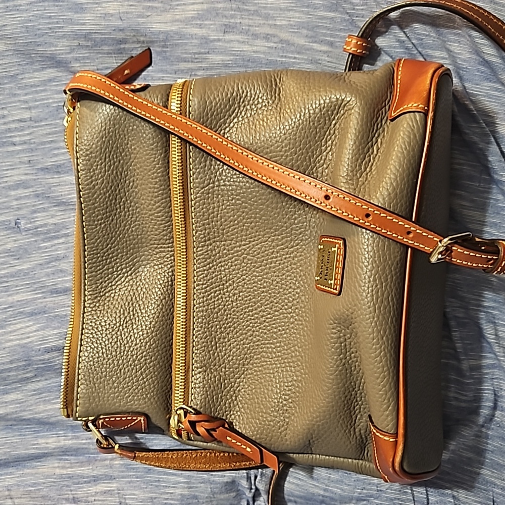 Medium sized elephant brown authentic Dooney & Bourke bag